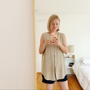 SALE Vintage linen tunic